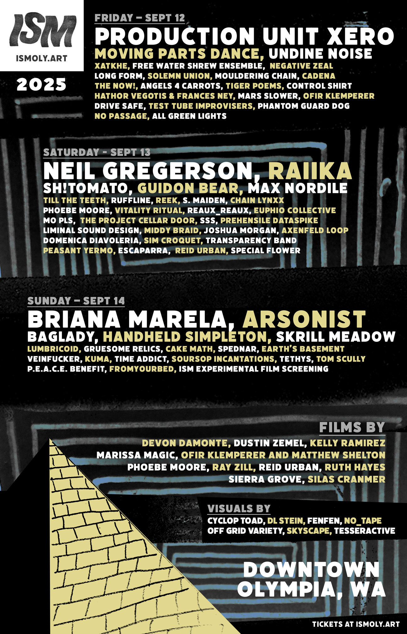 ISM 2025 festival poster